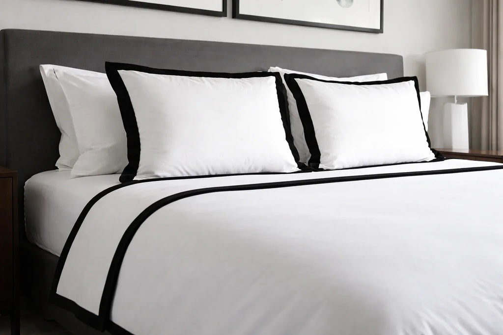 Monochrome Duvet Cover Set - 300 Thread Count