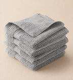 Grey Plush Hand Towel