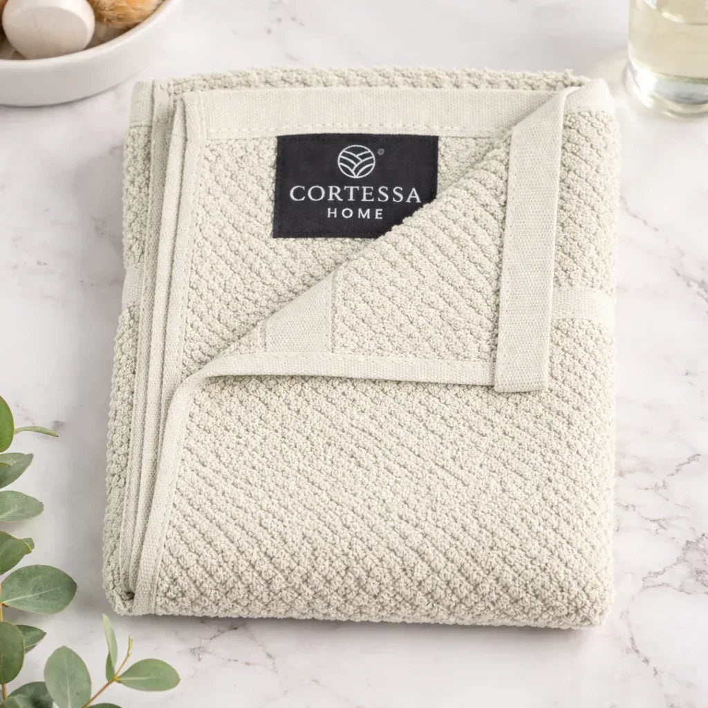 Mint Weave Towel Collection - Grey