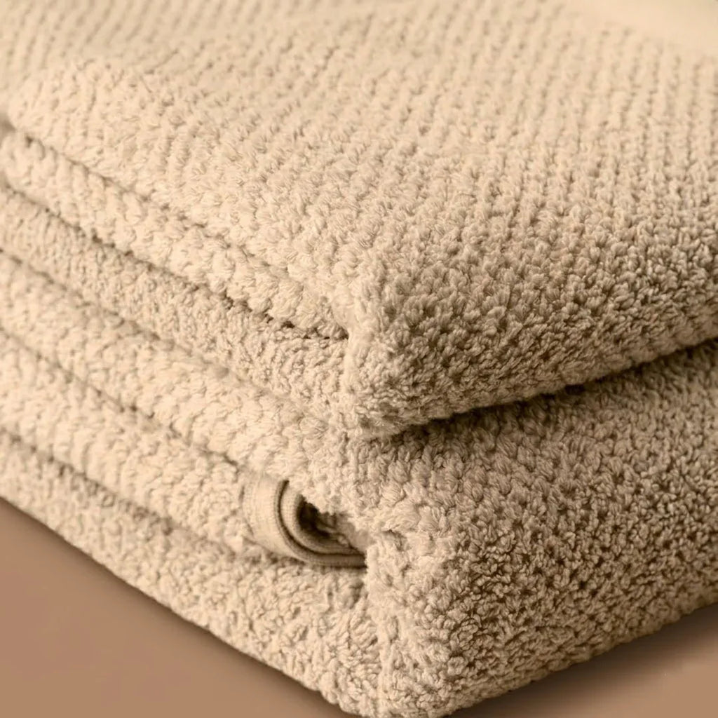 Beige Weave Towel Collection