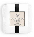 White Plush Face Towel - Set of 4
