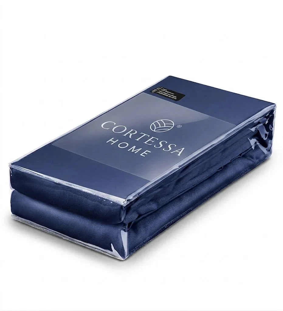 Blue Luxe Bed Sheet Set - 300 Thread Count