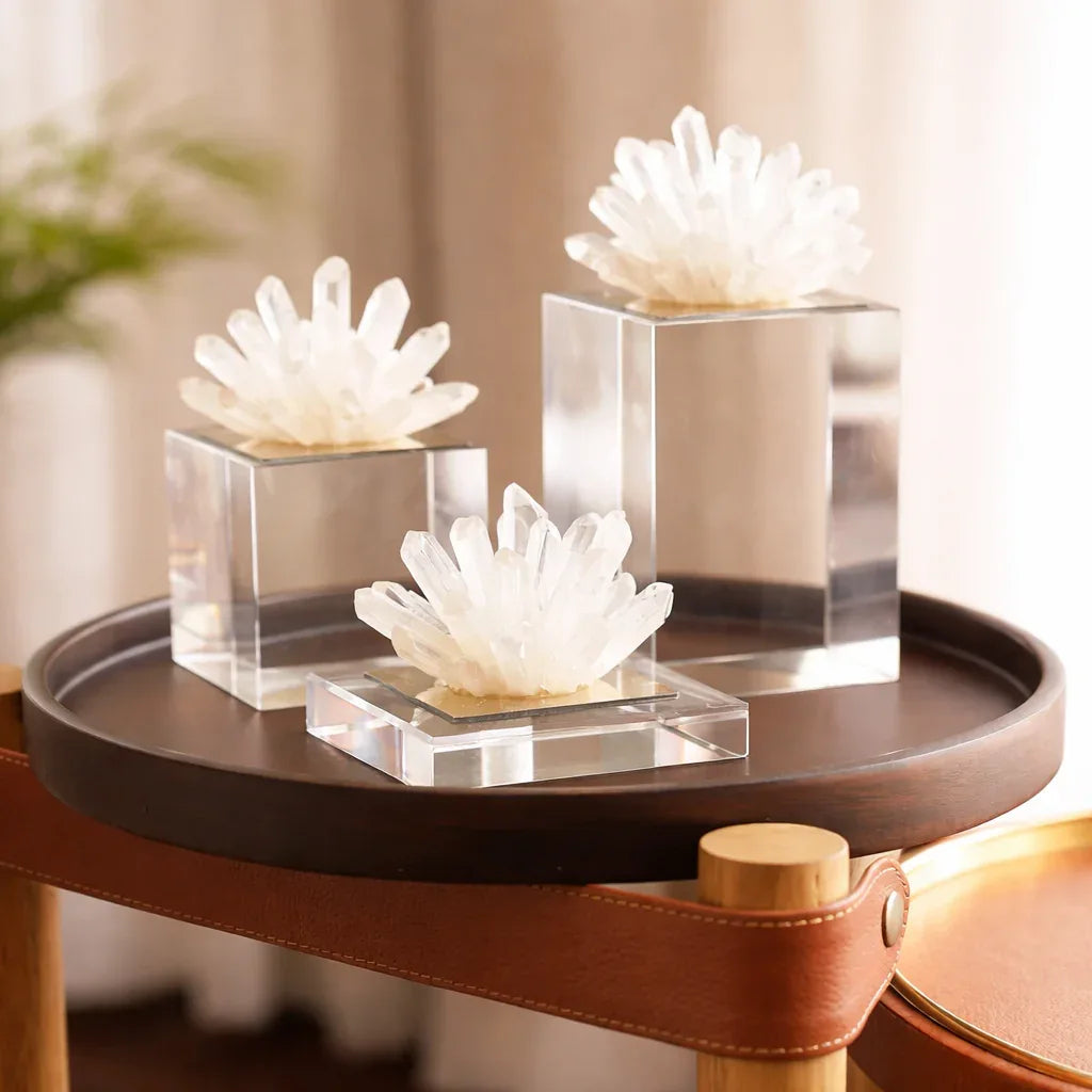Crystal Flower Ornament