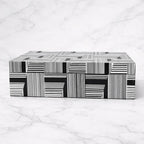 Striped Lacquer Storage Box