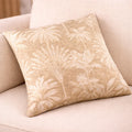 Almond Beige Cushion Cover - Printed