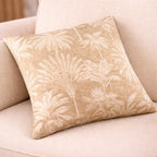 Almond Beige Cushion Cover - Printed
