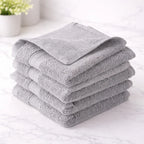 Grey Plush Bath Towel