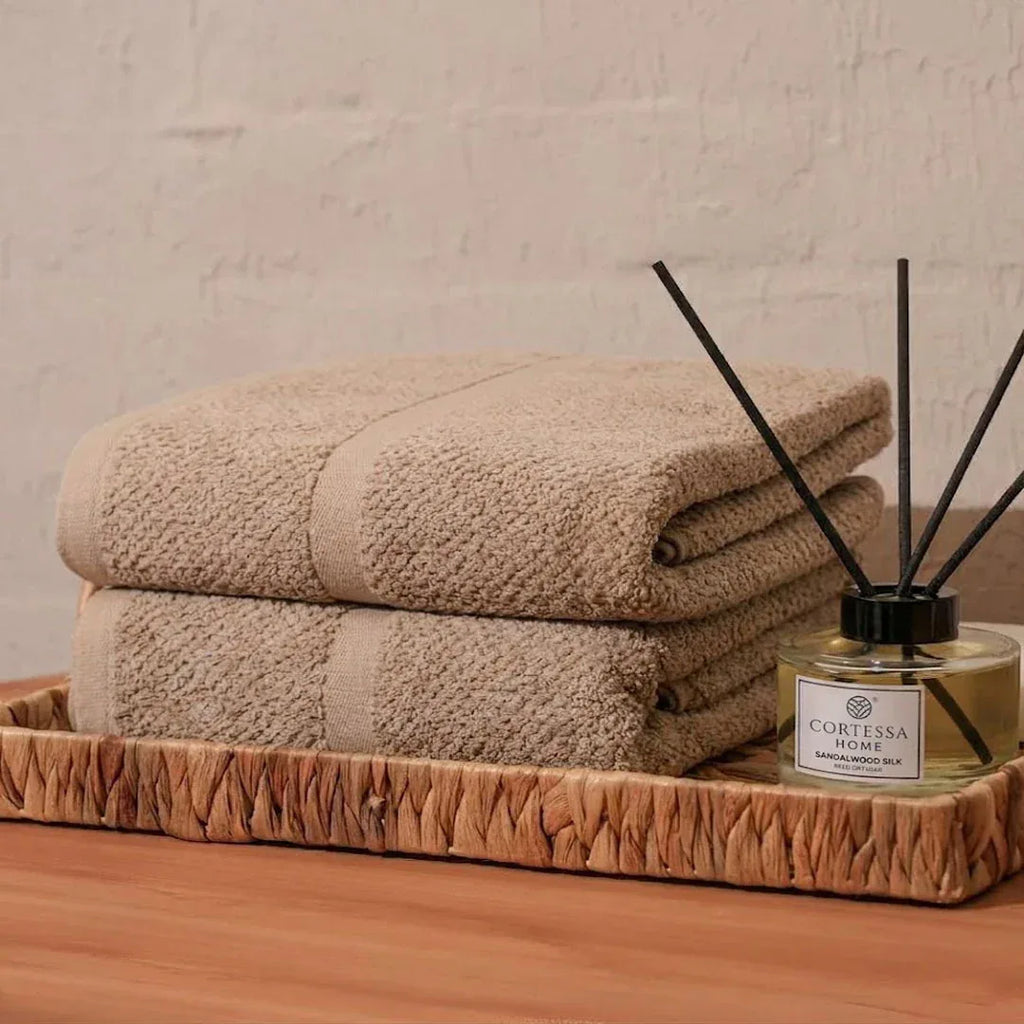 Beige Weave Towel Collection