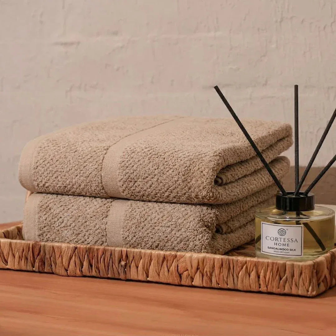 Beige Weave Towel Collection