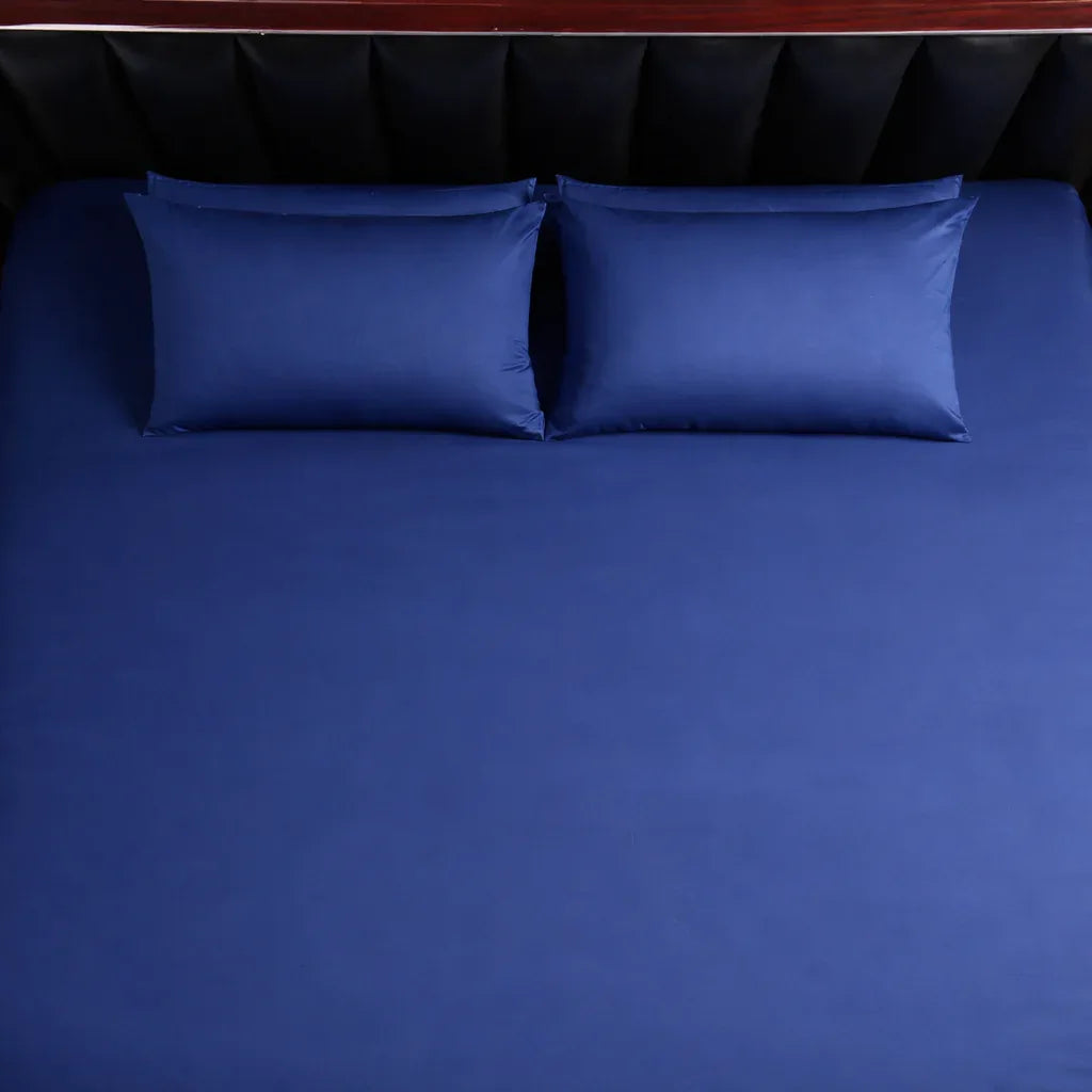 Blue Luxe Bed Sheet Set - 300 Thread Count