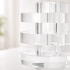 Crystal Seven-Layer Ring Sculpture