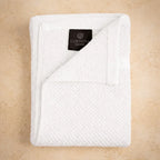 White Weave Bath Towel