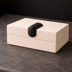Textured Leather Storage Box