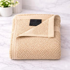 Beige Plush Bath Towel