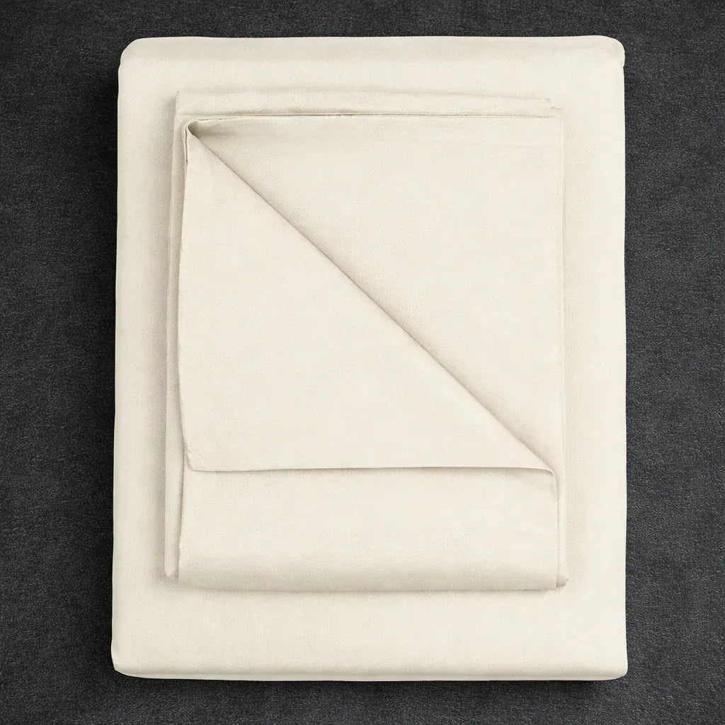 Beige Luxe Bed Sheet Set - 300 Thread Count