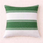 Emerald Lines Cushion Cover - Green