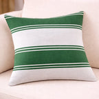 Emerald Lines Cushion Cover - Green