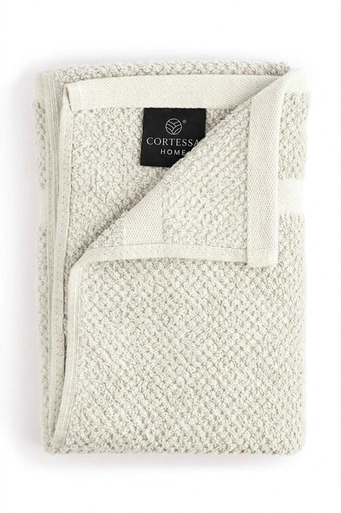 Mint Weave Hand Towel - Grey