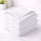 White Plush Bath Towel