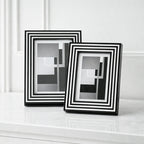 Black & White Pattern Photo Frame