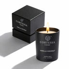 Vanilla Coconut Scented Candle - 100% Soy Wax