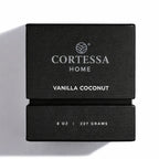 Vanilla Coconut Scented Candle - 100% Soy Wax