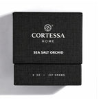 Sea Salt Orchid Scented Candle - 100% Soy Wax