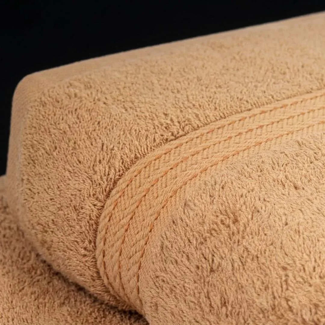 Beige Plush Towel Collection