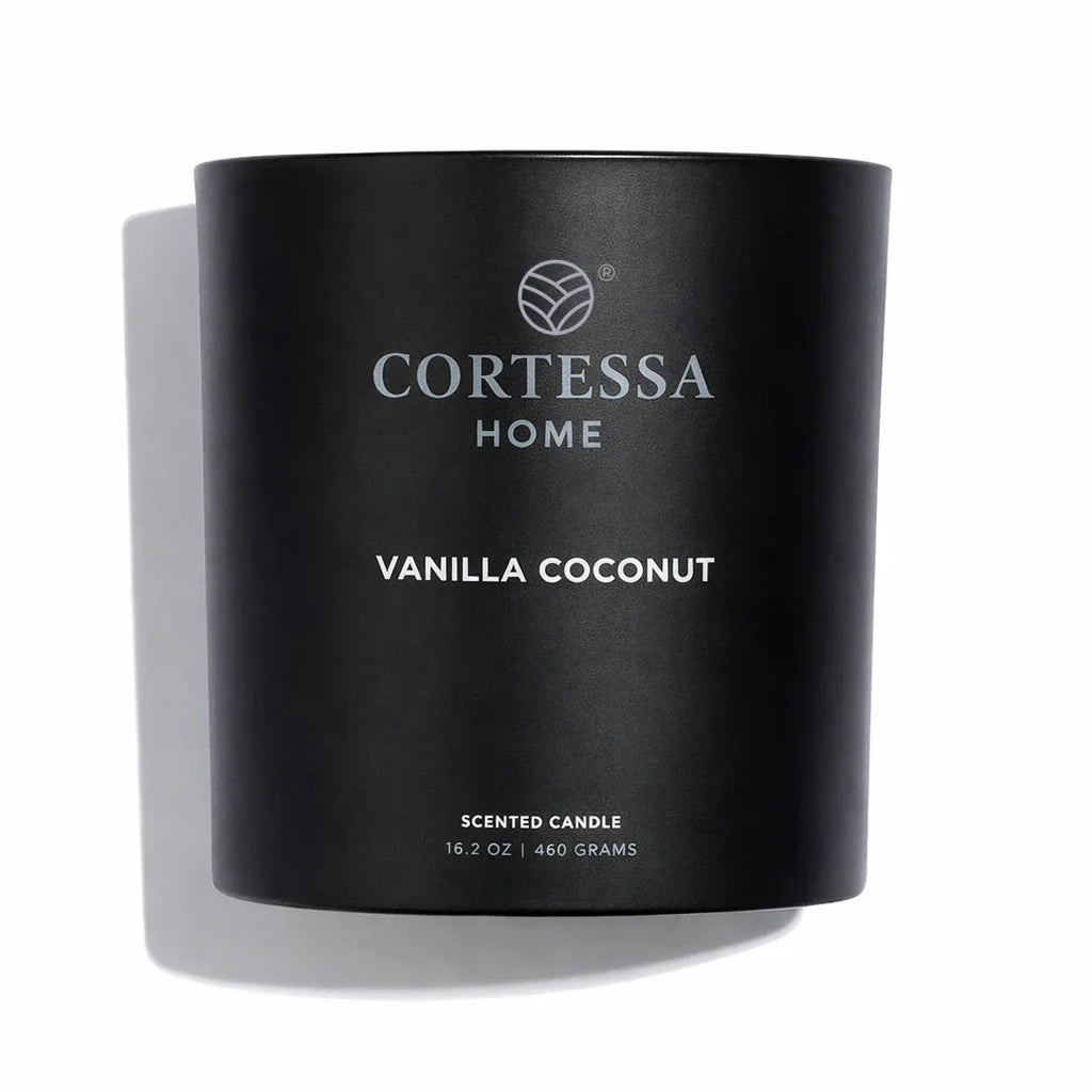 Vanilla Coconut Scented Candle - 100% Soy Wax