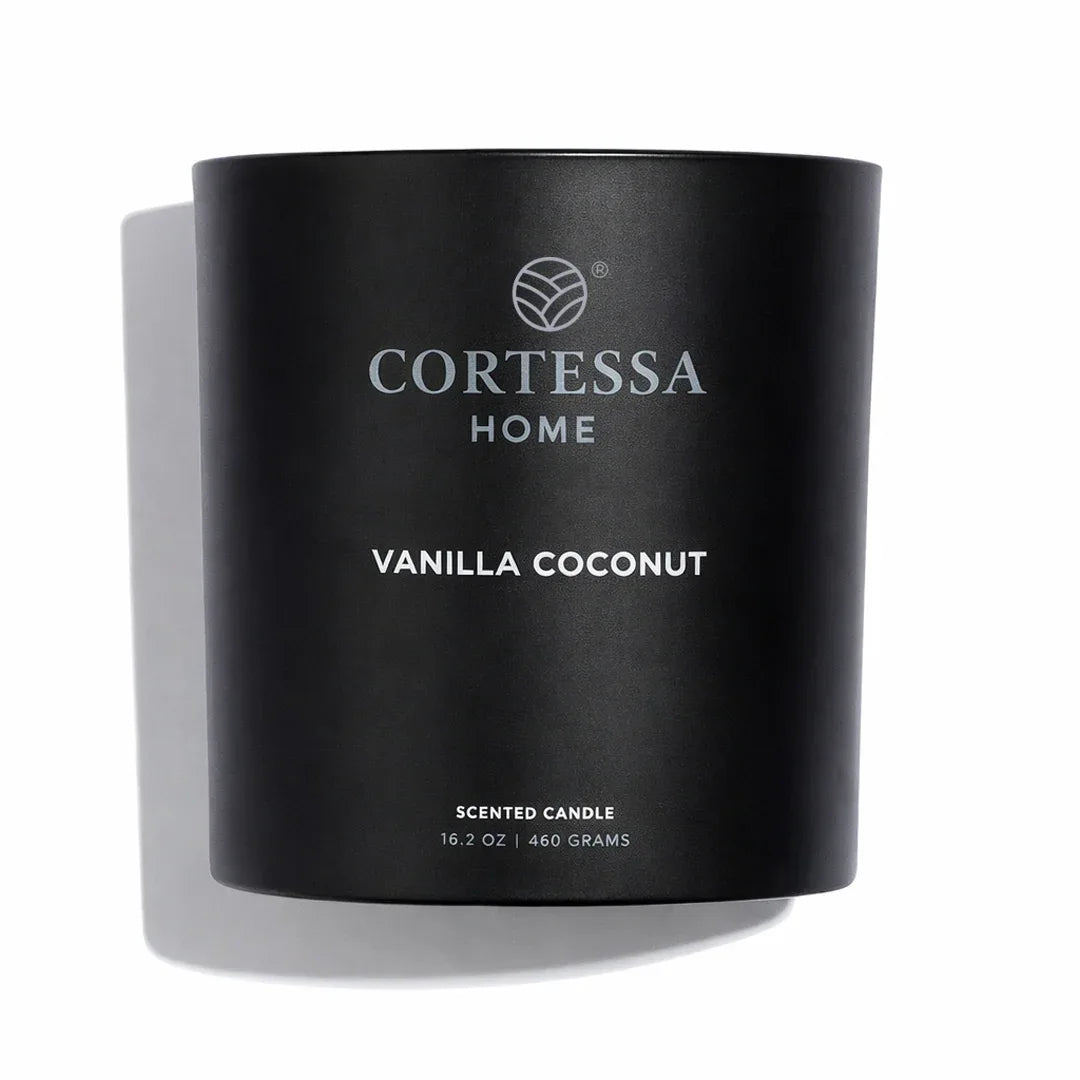 Vanilla Coconut Scented Candle - 100% Soy Wax
