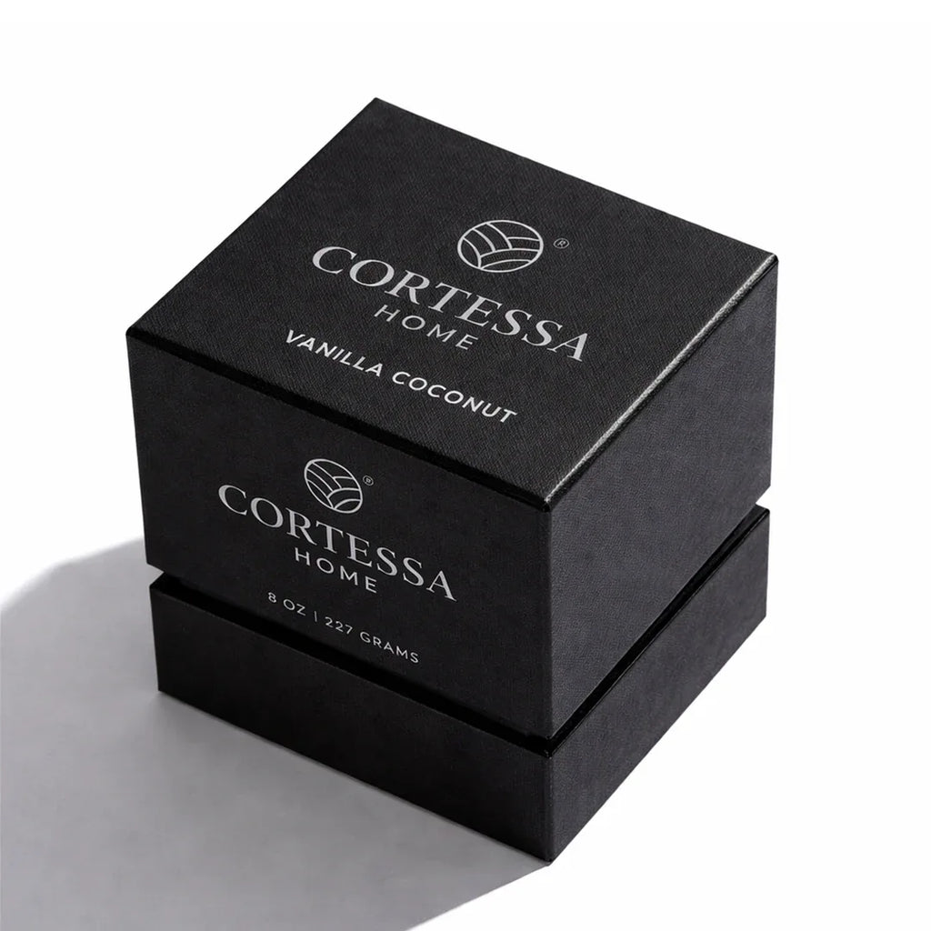 Vanilla Coconut Scented Candle - 100% Soy Wax