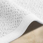 White Weave Bath Towel