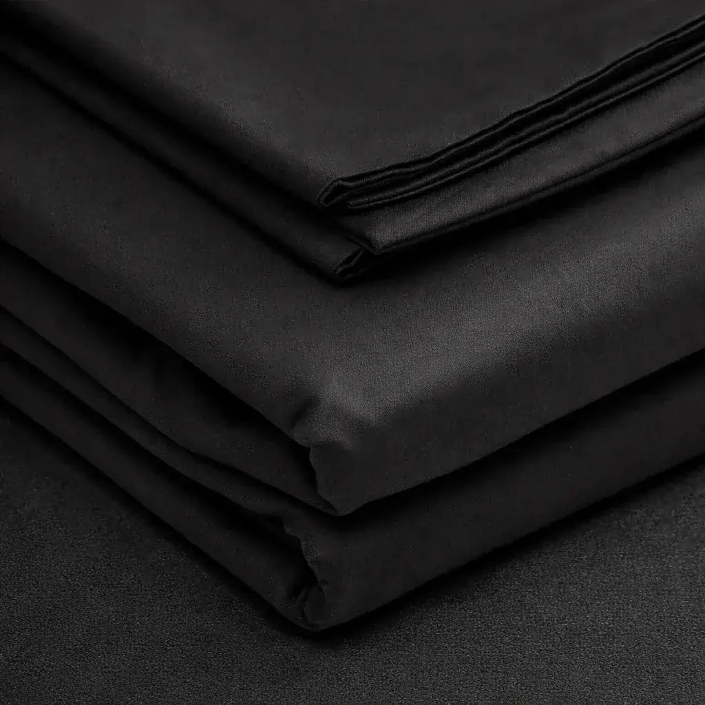 Black Luxe Bed Sheet Set - 300 Thread Count