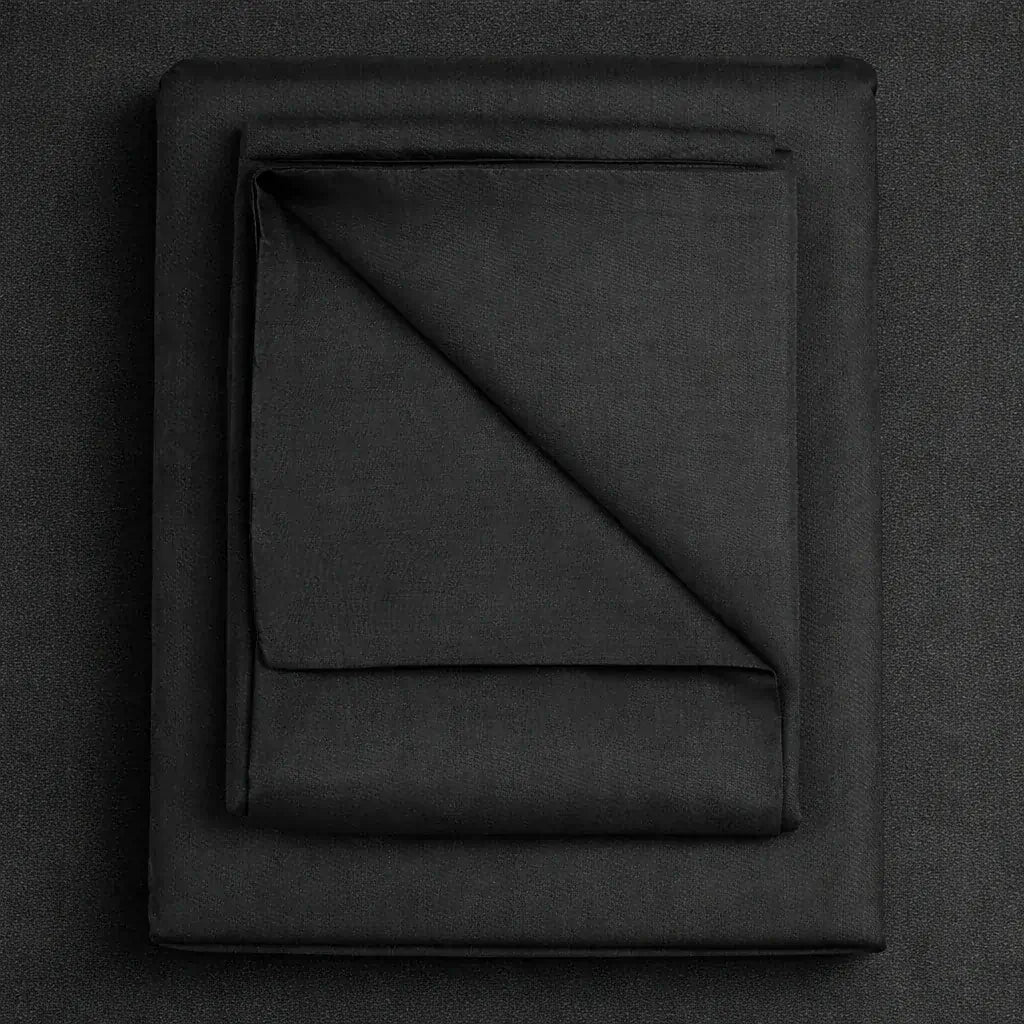 Black Luxe Bed Sheet Set - 300 Thread Count