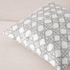 Abstract Grey Cushion Cover - Printed