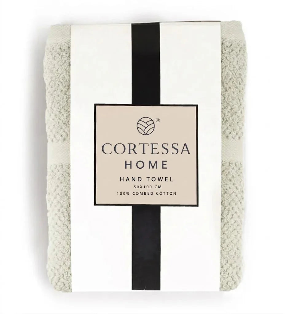 Mint Weave Hand Towel - Grey