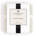 Grey Weave Face Towel - Set of 4