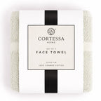 Grey Weave Face Towel - Set of 4