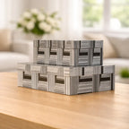 Striped Lacquer Storage Box