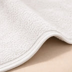 White Plush Hand Towel