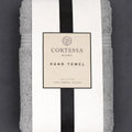 Grey Plush Hand Towel