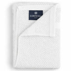 White Weave Hand Towel