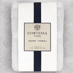 White Weave Hand Towel