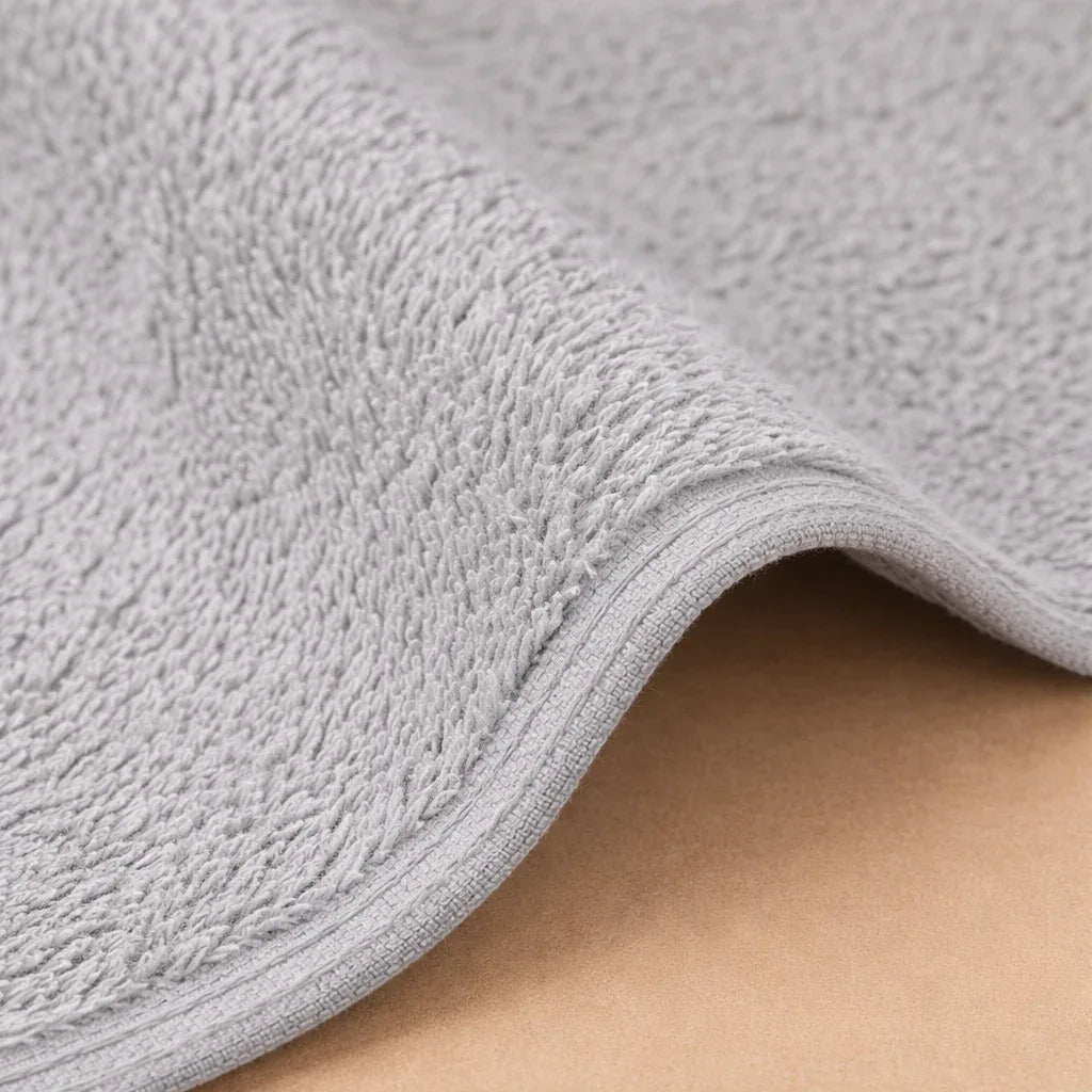 Grey Plush Hand Towel