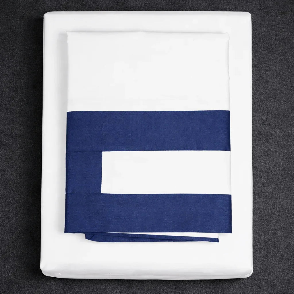 Navy Blend Duvet Cover Set - 300 Thread Count