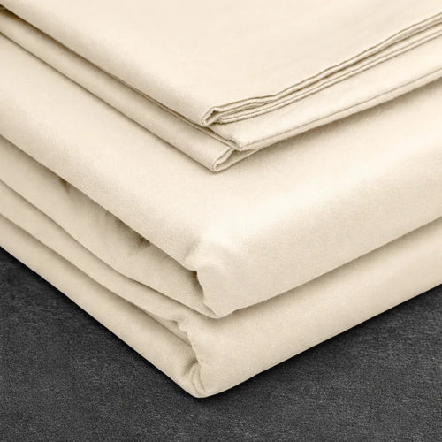 Beige Luxe Bed Sheet Set - 300 Thread Count