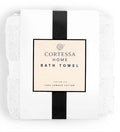 White Plush Bath Towel