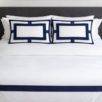 Navy Blend Duvet Cover Set - 300 Thread Count
